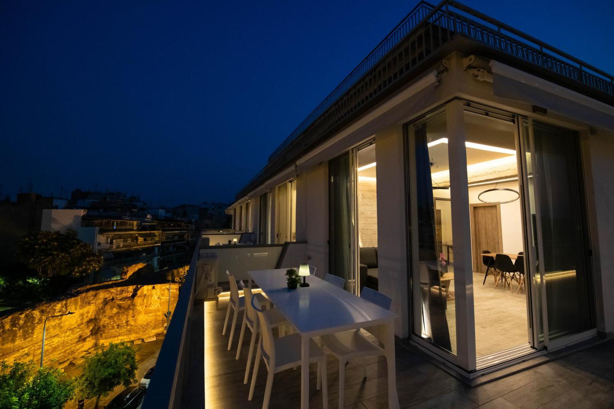 Skia Luxury Living Above The Walls سالونيك المظهر الخارجي الصورة